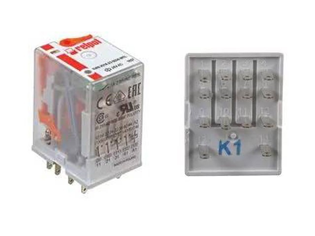 Elektromagnetické relé 24V 4PDT 6A 250V AC R4N-2014-23-5024-WTL