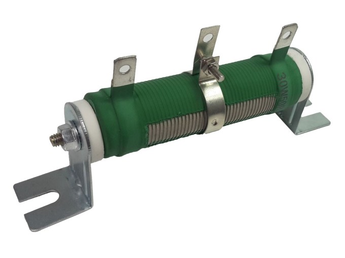 Výkonový drátový rezistor TR30 50 Ω / 30 W s nastavitelnou odbočkou