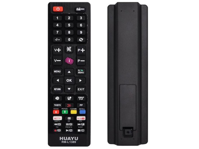 Univerzální dálkový ovladač HUAYU RM-L1389 náhrada za RC4558 Vestel