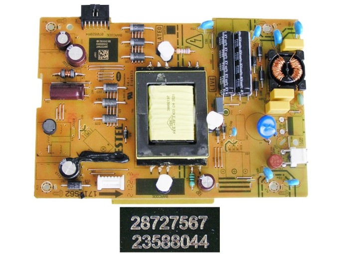Napájecí zdrojová deska 17IPS62 pro LCD moduly Vestel 23588044
