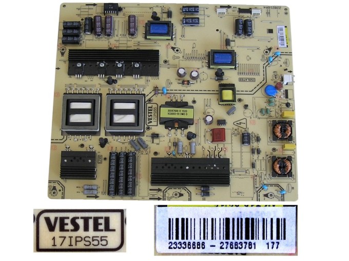 Napájecí zdrojová deska 17IPS55 pro LCD TV Vestel 23336686