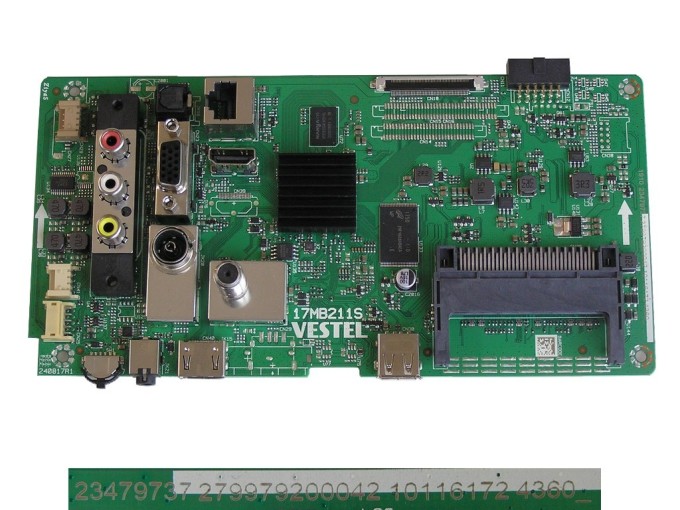 Základní deska LCD modulu 17MB211S pro TV Vestel 43"