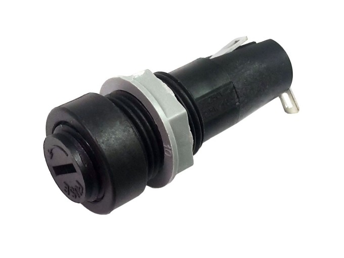 Držák pojistky do panelu pro 5x20 mm pojistky