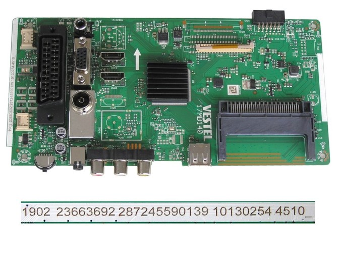 Základní deska LCD modulu 17MB140 / Main board 23663692 pro TV Hyundai HLP24T539