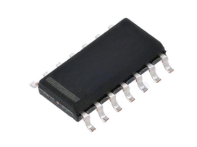 Integrovaný komparátor LM339D se 4 kanály, SMT SO14