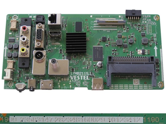 Základní deska LCD modulu 17MB211S pro TV ORAVA LT-845