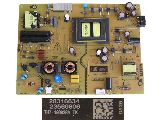 Zdrojový modul LCD 17IPS72P SMPS pro Vestel 23569806