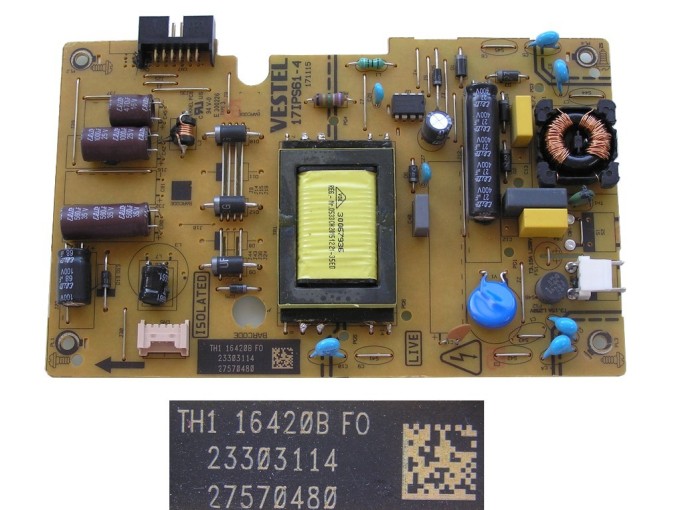 Zdrojový modul LCD 17IPS61-4 pro Vestel TV