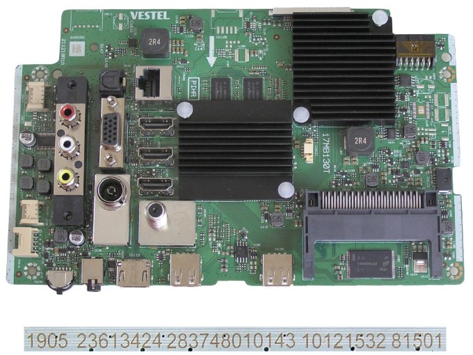Základní deska LCD modulu 17MB130T pro TV Toshiba 43UL5A63DG