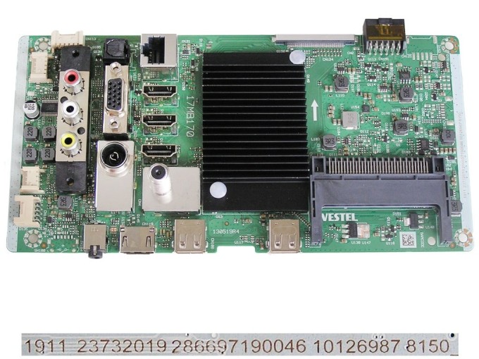 Základní deska LCD modulu 17MB170 pro TV Toshiba 58UA2063DG