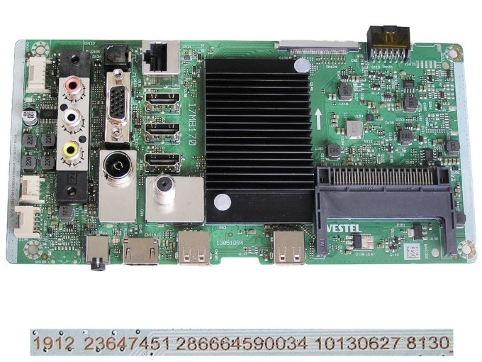 Základní deska LCD modulu 17MB170 pro TV JVC LT-65VA8035