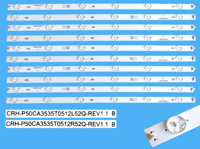 Sada LED podsvitu pro Sharp 50CXG LCD panel s 10 pásky DLED TOTAL ARRAY
