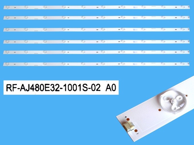 Sada LED podsvícení 975mm pro Sharp LCD TV 48" – 6 kusů DLED RF-AJ480E32-1001S-02 A0