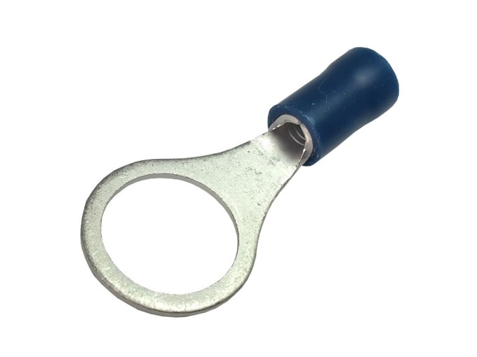 Krimpovací očko M10 na kabel modré, 1,5-2,5 mm²