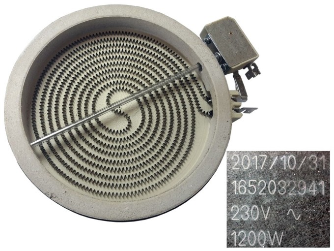 Sklokeramická plotna varné desky Gorenje 140mm 1200W 230V
