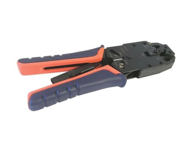 Telefonní lisovací kleště TIPA 501009 HQ pro konektory RJ-11, RJ-12, RJ-45