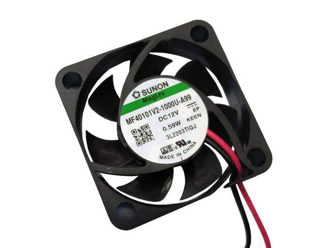 Axiální ventilátor 40x40x10 mm 12V DC 40mA Sunon