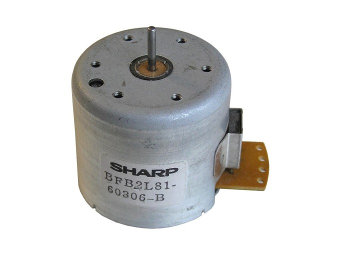 Dvourychlostní 12V motor magnetofonu Sharp BFB2L81 levotočivý CCW