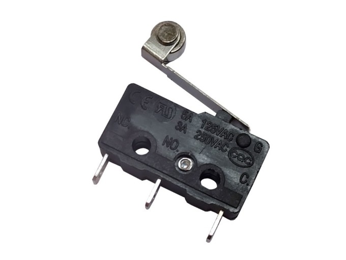 SNAP ACTION mikrospínač s kladkou SM-03S05A, 3A/250V AC