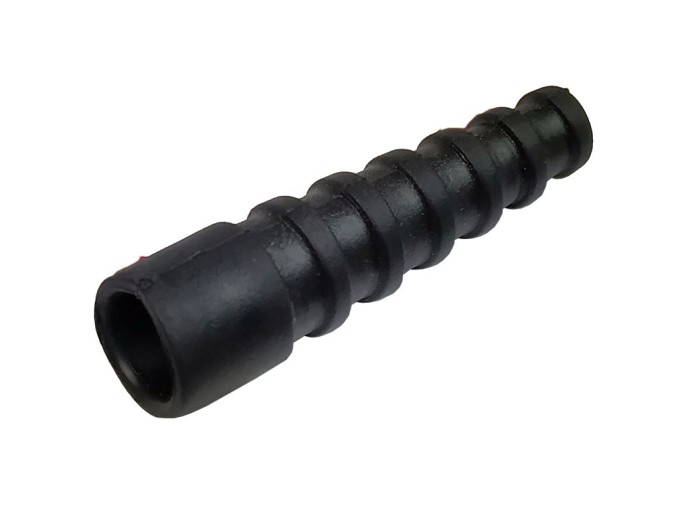 Černý ochranný návlek na BNC konektor pro kabel RG58