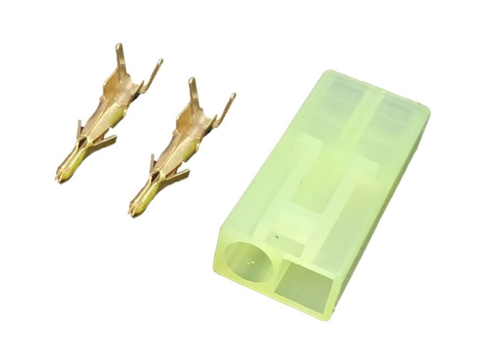 Mini Tamiya napájecí konektor samec 2p 4,5mm