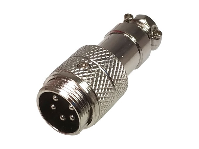 Mikrofonní DIN konektor kabelový samec 5pin NCG-5 CM