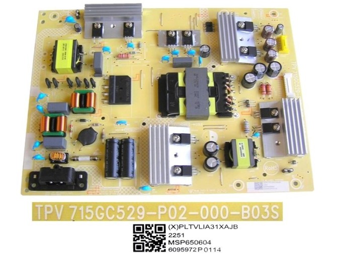 Zdrojová deska LCD modulu Philips PLTVLIA31XAJB 715GC529-P02-000-B03S