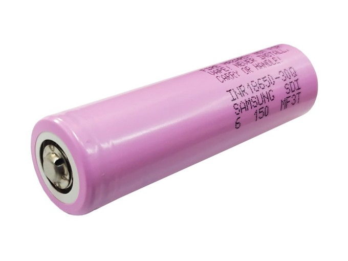 Li-Ion akumulátor 3,6V 3000mAh Samsung INR18650-30Q s kontaktem
