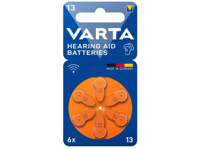 Zinc-Air baterie do naslouchátek VARTA V13 1,45V