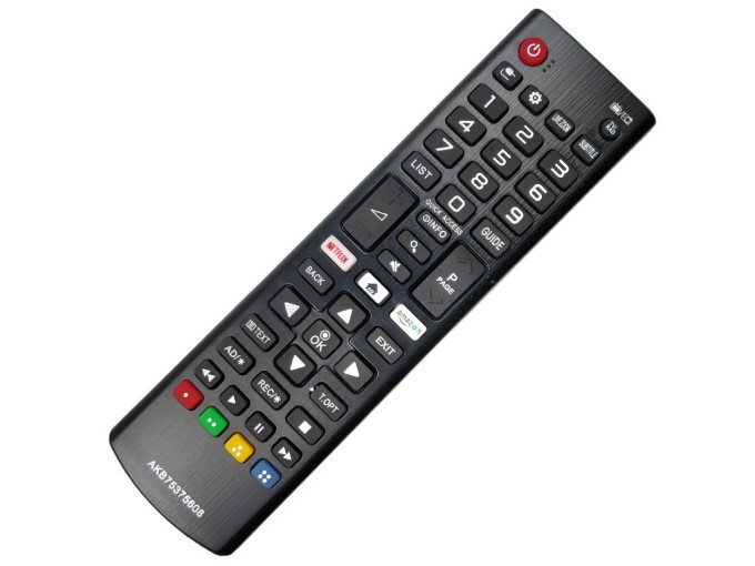 Náhradní dálkový ovladač LG AKB75375608