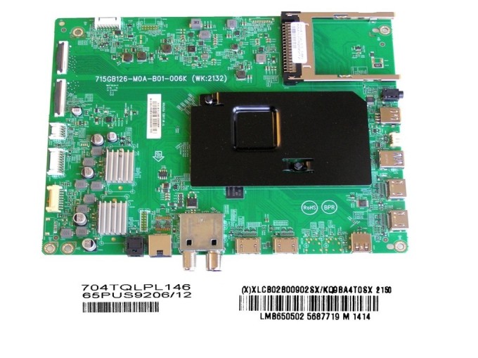 Základní deska LCD LED modulu Philips XLCB02B00902SX / 715GB126-M0A-B01-006K