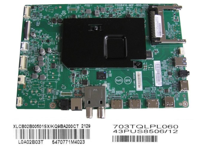 Základní deska LCD LED modulu Philips XLCB02B00501SX / Main board 715GB414-M0F-B00-006G