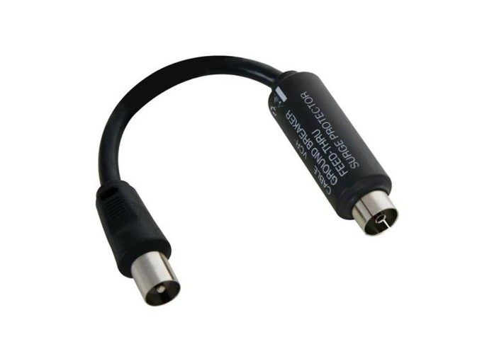 IEC anténní galvanický oddělovač a filtr GND Breaker SY11A TST