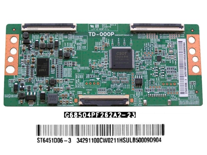 T-CON LCD modul ST6451D06-3 s deskou TD-000P pro 65" TV