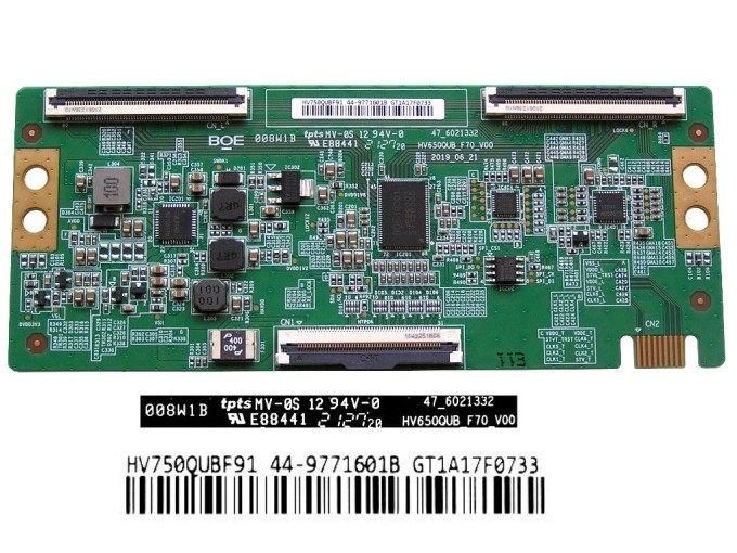 T-CON LCD modul HV750QUBF91 pro 75" TV