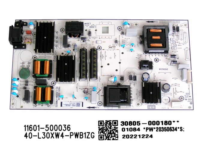 Napájecí zdrojová deska LCD modulu TCL 30805-000180 / SMPS 40-L30XW4-PWB1ZG