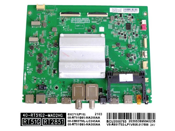 Základní deska LCD LED modulu TCL 08-RT51G95-MA200AA / 40-RT51G2-MAD2HG