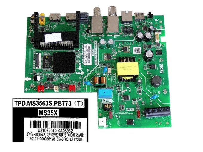 Základní deska LCD LED modulu TCL 30904-000054 / Main board 40-MS35XS-MAB2HG-C