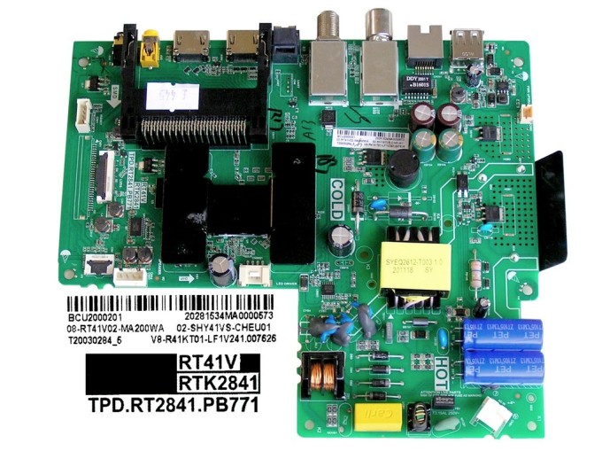 Základní deska LCD LED modulu Thomson 08-RT41V02-MA200WA / TPD.RT2841.PB771