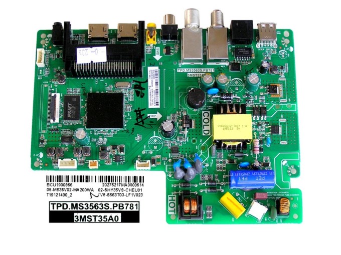 Základní deska LCD LED modulu Thomson 08-MS35V02-MA200WA / Main board TPD.MS3563S.PB781