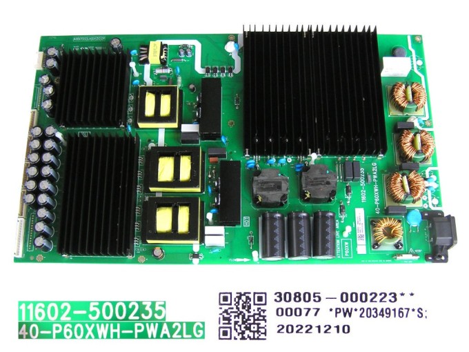 Napájecí zdrojová deska LCD modulu TCL 30805-000223 / 40-P60XWH-PWA2LG