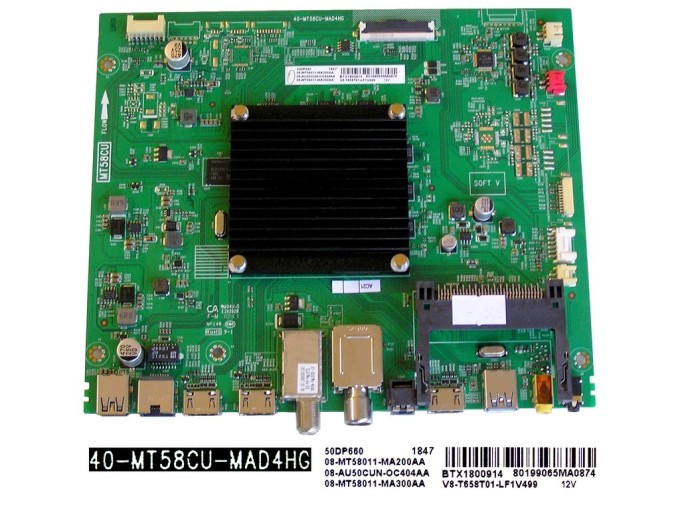 Základní deska LCD LED modulu TCL 08-MT58011-MA200AA / 40-MT58CU-MAD4HG