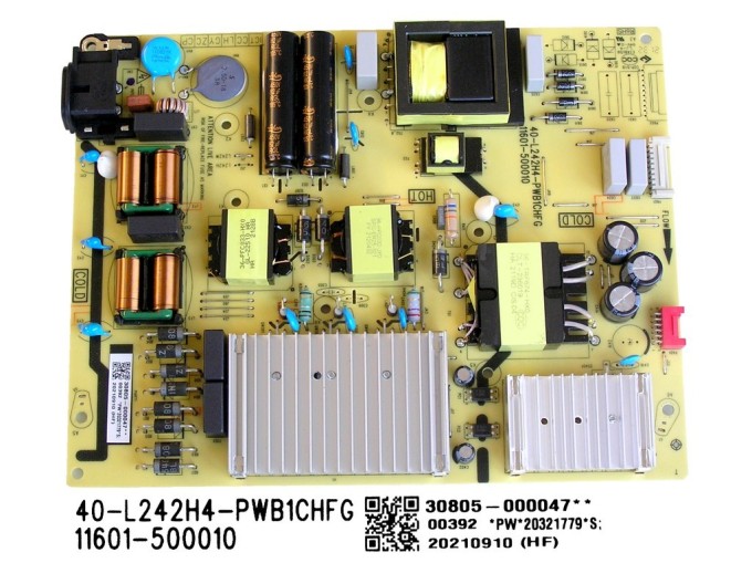 Napájecí zdrojová deska LCD modul TCL 30805-000047 / SMPS 40-L242H4-PWB1CHFG