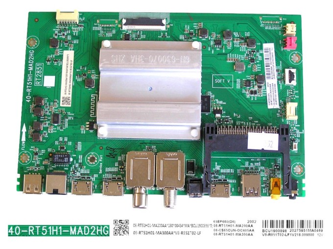 Základní deska LCD LED modulu pro TCL TV 08-RT51H01-MA200AA / 40-RT51H1-MAD2HG