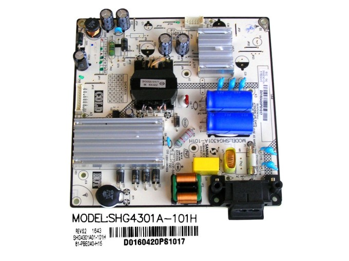 Napájecí zdrojová deska Thomson 81-PBE040-H15 / SMPS SHG4301A-101H