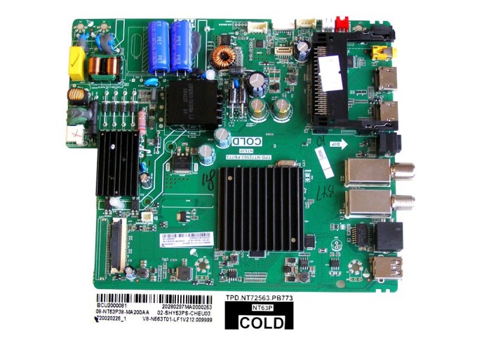 Základní deska LCD LED TV Thomson 08-NT63P38-MA200AA / Main board TPD.NT72563.PB773