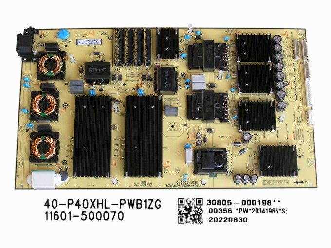 Napájecí zdrojová deska LCD modulu TCL 30805-000198 / 40-P40XHL-PWB1ZG