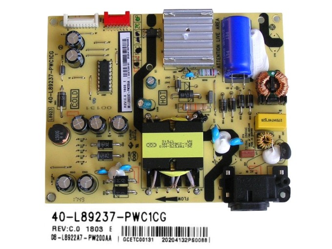 Napájecí zdrojová deska Thomson 08-L8922A7-PW200AA / SMPS 40-L89237-PWC1CG pro LCD TV
