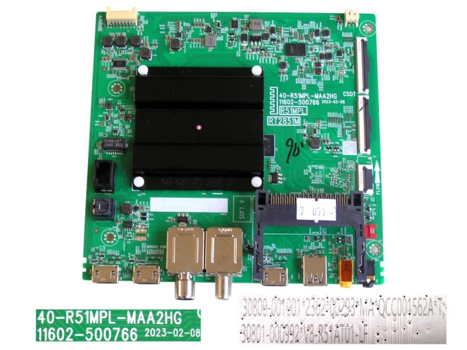 Základní deska LCD LED modulu Thomson 30800-001001 (40-R51MPL-MAA2HG)