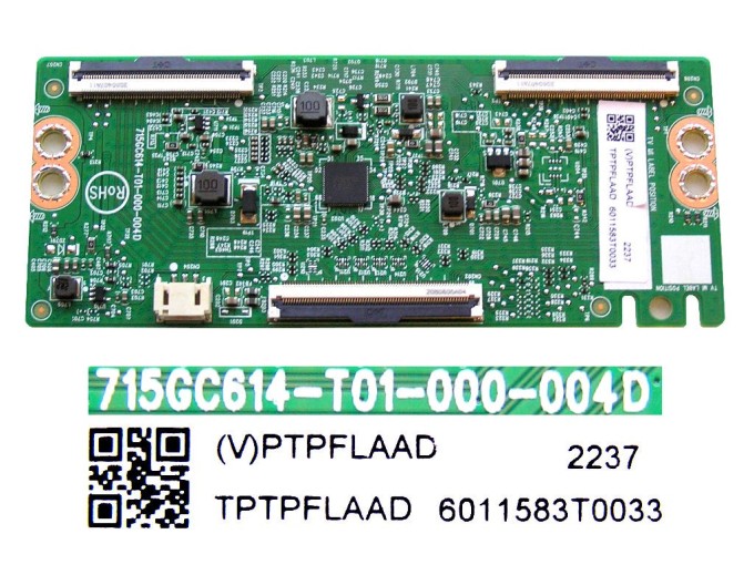 T-CON LCD modul TPTPFLAAD / 715GC614-T01-000-004D pro Philips 65" TV